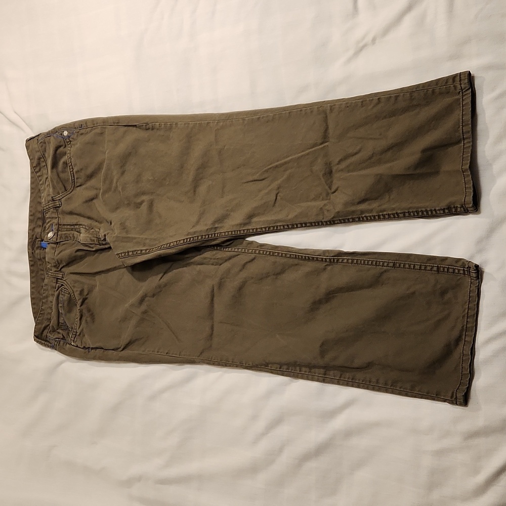 Tommy Bahama Jeans Loose Fit Straight Leg Men's 38x30 peat brown